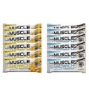 Muscle Foods Muscle Sandwich Bares, Variety Pack ← Ingredientes Reales, Whey Protein Isolate, High Protein Bars, 2-Ounce Bares (12 Conteo)