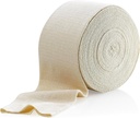 Soporte Tubular Elástico Bandage Size E, 10M Box - Color natural (3.5" X 33 pies) para Bandage de soporte de rodilla grande -Medium Thigh, Cotton Spandex