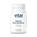 Vital Nutrients Natural Beta Carotene 25,000IU ← Precursor para la vitamina A Silencio Antioxidante de alta dosis ANTE Visión, Esquí y Apoyo a la Salud TEN Gluten, Dairy, Soy Free TEN 90 Softgels