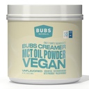 BUBS Naturals MCT Oil Powder - Premium MCT Oil & Keto Coffee Creamer - Vegan & Paleo Friendly - Grasas de coco saludables + Bajo Carb - Fuente de energía sin lácteos para Shakes, Smoothies & Baking (10.6 oz)