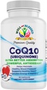 CoQ10 (Ubiquinone) - 30 cápsulas - Ultra Better Absorption Formula - Promover la energía y la resistencia - Vegan y Vegetarian Friendly - Gratis de Aditivos Artificiales