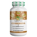Organic Veda Ashwagandha Suplementos, 1500mg - Ashwagandha Capsules con Black Pepper Extract - Hecho de puro 100% orgánico Ashwagandha Root - Mood Support Suplemento &amp; Energy, 120 Veggie