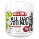 5% Nutrición Rich Piana AllDayYouMay BCAA Powder ← Premium Intra " Post Workout Aminoácidos, Hidratación, Resistencia, Recuperación del Musculo, Apoyo Conjunto " Liver TEN 15.3 oz, 30 Servings (Lime Límona)