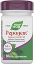 Manera Pepogest Peppermint Oil, Soothes Occasional Gastrointestinal Discomfort*, Enteric Coated Peppermint Oil Softgels, 60 Softgels (Packaging May Vary)