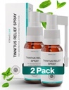 Medilisk Tinnitus Relief Spray – Apoya Tinnitus Relief for Ring Ears – Herbal Ear Care Products – Tinnitus Treatment Prevention – Non-Steroidal & Hypoallergenic – 1 Fl Oz – Pack of 2