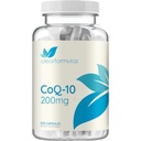 Fórmulas claras Absorción rápida CoQ10 200mg - Coenzyme Q10 Potent Antioxidant for Heart Energy and Aging Support - High Stability CoQ10 Ubiquinone Capsules - Made in a cGMP US Lab