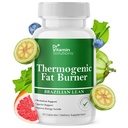 Thermogenic Fat Burner Brazil Lean, Weight Loss Pills for Women, Waist Trimmer & Suplementos para Bloating for Women &amp; Men, 60 cápsulas