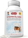 ANDREW LESSMAN Vitamin D3 4000 UI 360 cápsulas - High Potency, Essential for Calcium Absorption, Supports Bone Health, Healthy Muscle Function, Immune System, More. Small Easy to Swallow Capsules