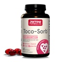 Jarrow Formulas® Toco-Sorb Cardiovascular Health and Brain Function Support, High Absorption Formula, Tocotrienol-Tocopherol Complex y Vitamina E, 60 Softgels, 30 Day Supply