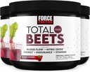 FACTOR DE FORCE FACTOR Total Beets Superfood Beet Root Powder 3-Pack, Nitratos para apoyar Circulación, Flujo de Sangre, Oxido Nitrico, Energía, Resistencia, Stamina, Cardiovascular Heart Health Supplement, 90 Servings