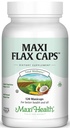 Maxi Flax Caps – Orgánica Flaxseed Oil, Omega 3, 6, 9 - Cold Press - Hexane Free, 700 mg – Kosher, 120 caps