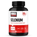 Factor de fuerza Selenium Immune Support Supplement, Selenium 200mcg Capsules to Support Immune Defense, Immunity Supplement, Vegan, Non-GMO, 120 cápsulas
