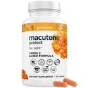 Macutene Protect Eye Vitamins for Areds 2 with Lutein and Zeaxanthin Supplements (25mg/5mg) – Doctor Formulated Bilberry Supplement for Eyes, NSF Certified, Vegan (60 cápsulas)