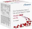 Nutranix TNA 150 Tablets ← Hierro, Suplemento de ácido fólico, Vitamina C &amp; Vitamina-B12