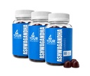 Ashwagandha Gummies Mixed Berry KSM-66, Lion's Mane, Vitamin-D, Non-GMO, Gluten-Free, Gelatin Free & Kosher (180 Conde (Pack of 3))