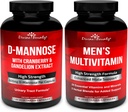 Divino Bounty D-Mannose Capsules &amp; Hombres Multivitamin Bundle