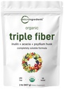 Micro Ingredientes Pólvora Triple Orgánica, 2lb peru Prebiótico Natural para apoyar Digestivo " Gut Health TEN Soluble, Fácilmente Digestible ANTE