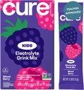 Hidratación Cure - Kids Electrolyte Drink Mix ← Rehydration Formulated Pediatrician con base vegetal  No Añadido Sugar, FSA-HSA, Non-GMO, Gluten-Free, No Artificial Flavors  Box of 6 Packets - Mixed Berry