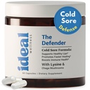 L-Lysine Tratamiento de la llaga fría para lápices con soporte inmuno - L Lysine 1000mg capsules, Chaga, Bee Propolis, Vitamina C, Zinc &amp; Licorice Root Extract - Non-GMO, Vegetarian, 60 cápsulas para hombres y mujeres