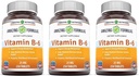 Fórmulas asombrosas Vitamina B6 Piridoxina 25mg 250 Tablets Suplemento No-GMO Silencio Gluten Gratis ← Made in USA (3 Pack)