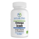 Omega Icon Antártico Superba Suplemento de aceite de Krill – Fespholipid Bound Omega-3 Suplementos, Astaxanthin, apoya la salud del corazón, 1000mg-100% Traceable del mar a la plataforma