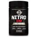 PMD Sports Nitro cm - óxido nítrico con Agmatine Pre Workout Suplemento - Crecimiento muscular Pre Workout con L Arginine - Endurance Boost for Hardcore Ejercicio, Formación y Bodybuilding - 90 cápsulas