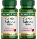Extracto de ajo rebote de la naturaleza 1000 mg Softgels 100 ea (Pack of 2)