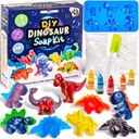 Juego original de jabón de papel Dinosaurio para niños, kit de jabón de bricolaje con Dino, base de jabón, colores de tinta y aromas, juegos divertidos de ciencia educativa para niños y niñas, juguetes creativos para niños
