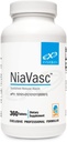 XYMOGEN NiaVasc Niacin 500mg - Niacina de liberación sostenida para un efecto de flushing menor - apoya el mantenimiento de las manchas sanas de sangre (360 Tablas de liberación temporal)