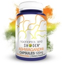 Nootropics Depot Shoden Ashwagandha Extracto Capsules tención 120mg Silencio 90 Conde Silencio 35% Withanolides