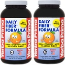 Yerba Prima Daily Fiber Fórmula 16 oz (Pack of 2) - Premium Dietary Fiber Supplement, Non-GMO, Gluten Free, Made in The USA, Orange Flavor