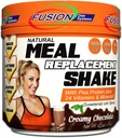 Fusion Plant Based Vegan Meal Replacement Protein Powder – Creamy Chocolate Flavor, Best Pure Raw Full Sports Performance Shake, Gluten-Free, Sugar-Free, 10 Servings, por Fusion Diet Systems