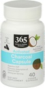365 por mercado entero de alimentos, carbón activado, 40 cuenta
