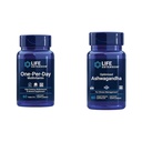 Extensión de la vida Multivitamina 60 Tabletas y optimizado Ashwagandha 60 cápsulas Bundle