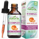 Por qué no las gotas líquidas de vitamina B natural - Suplemento para mujeres - Formas vegas y sublinguales de B1 B2 B5 B6 Biotina Folate y Choline - Plus Blend for Energy Support