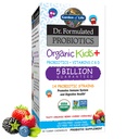 Garden of Life Kids Probiotics, Dr. Formulated Probiotics Organic Kids+ Vitamina C &amp; D, Berry Cherry, Gluten Dairy &amp; Soy Free Immune &amp; Digestive Health Supplement, 30 Chewables