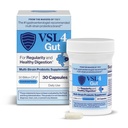 VSL4® Gut Daily Probiotics for Gut Health - 30B CFUs, Multi-Strain Digestive Support for Women &amp; Men, Promotes Gut Balance & Regularity, Potent, Shelf-Stable Probiotic Supplement, 30 Capsules
