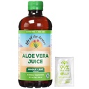 Lily of the Desert Aloe Vera Juice - Whole Leaf Filtered Aloe Vera Drink, Non-GMO Aloe Juice with Natural Digestive Enzymes for Gut Health, Stomach Relief, Wellness, Glowing Skin, 32 Fl Oz. Gelly Sachet incluido