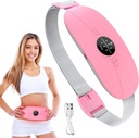 Paleta de calefacción para calambres de período, 3 niveles de calor y 3 modos de masaje, Pad de calefacción portátil para calambres menstruales Alivio, carcasa de calor eléctrico para ella, Cinturón calentado sin cables para mujeres y niñas