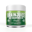BrainJuice Nootropics Brain Support Suplemento, Gluten Free Powder for Energy and Focus, Drink Mix with L Theanine, Alpha GPC, Vitamin B, Organic Green Tea Extract Caffeine, Classic, 15 Servings