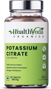 Citrato de potasio 800mg (60 tabletas de veg) 100% Herbal con NO Efectos secundarios conocidos - por Exportmart
