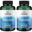 Swanson Inositol 650 Milligrams 100 cápsulas (2 Pack)