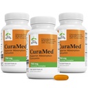 Terry Naturalmente CuraMed 750 mg - Suplemento Antioxidante para la salud del cerebro y del corazón - Suplemento con Complejo de Curcumina de alta potencia - Kidney, Liver &amp; Immune Health Support - 120 Softgels (Pack of 3)
