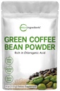 Extracto de grano de café verde puro, 4 onzas, Filler Gratis con cafeína natural, suplemento de quemado de grano de café verde con 50% ácido clorogénico, apoya el metabolismo y la gestión de peso, amistoso vegano