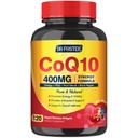 CoQ10 400mg SoftGels COQ10 - CQ10 Coenzyme Q10 Suplemento, Plus PQQ, Omega 3 y vitamina E, para el corazón y energía celular, 120 Servimientos