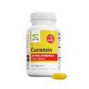 Terry Naturalmente Curamin Extra Strength - Curcumin &amp; Boswellia Suplemento para la Circulación Saludable Apoyo - Suplemento Turmérico para las articulaciones de apoyo, salud muscular " Producción endorfina - 30 Tabletas