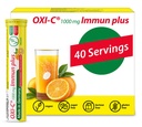 Oxi C 1000 mg Vitamina C - 40 comprimidos efervescentes de la bebida vegana - sabor naranja - hecho en Alemania