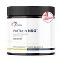 Diseños para la salud PreTrain NRG Drink Mix - Pre-Workout Powder with Creatine + Green Coffee - Supports Focus, Power + Mental Energy in Athletes - None-GMO, Cherry Lime Flavor (20 Servings / 180g)