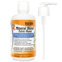 Vital Earth Minerals Fulvic Humic Mineral Blend Liquid with Pump – Suplemento Ácido Fulvic con 70+ Minerales Trace, Electrolitos para la recuperación, Balance & Energy, 32 Oz