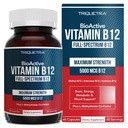 BioActive Vitamin B12 - 5000 mcg, Contiene 3 BioActive Forms B12 Plus Methylfolate Cofactor - Methyl B12, Adenosyl B12 & Hydroxy B12 ← Soporta Energía, Metabolismo " Mood TEN Vegan, Non-GMO (60 Servings)